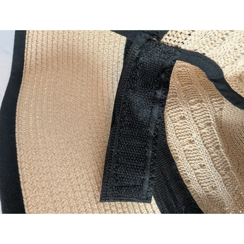 Women’s Straw Hat Black Bow